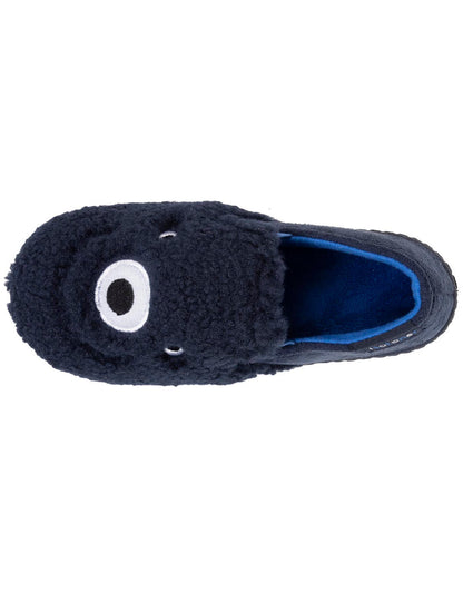Chaussons mocassins Enfant Marine monstre