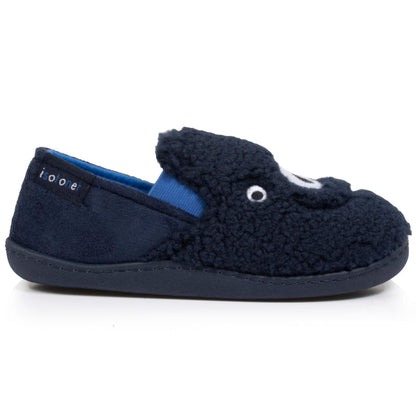Chaussons mocassins Enfant Marine monstre