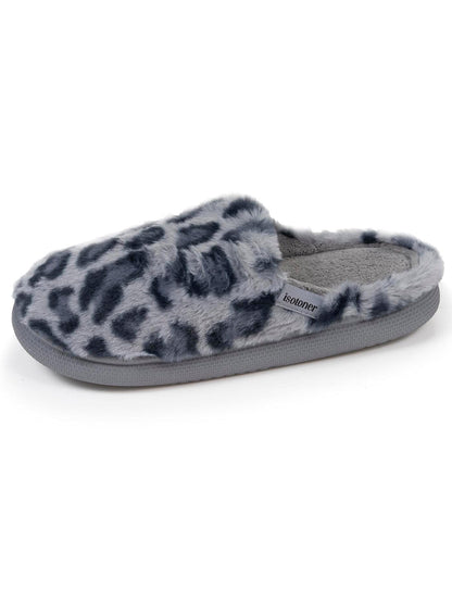 Chaussons mules Femme BLOUP Léopard gris