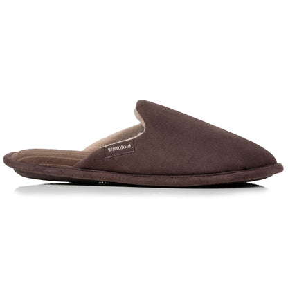 Chaussons mules Homme Marron Cappuccino