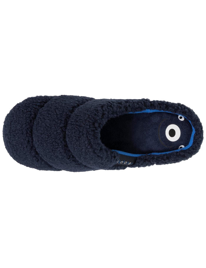Chaussons mules Junior Marine matelassé