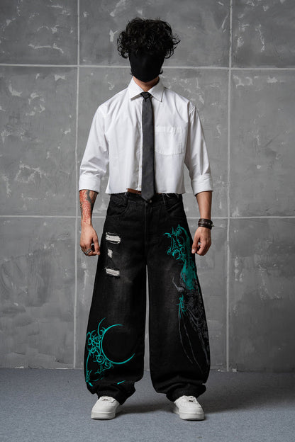 Cifer - Distressed Raw Denim Pants