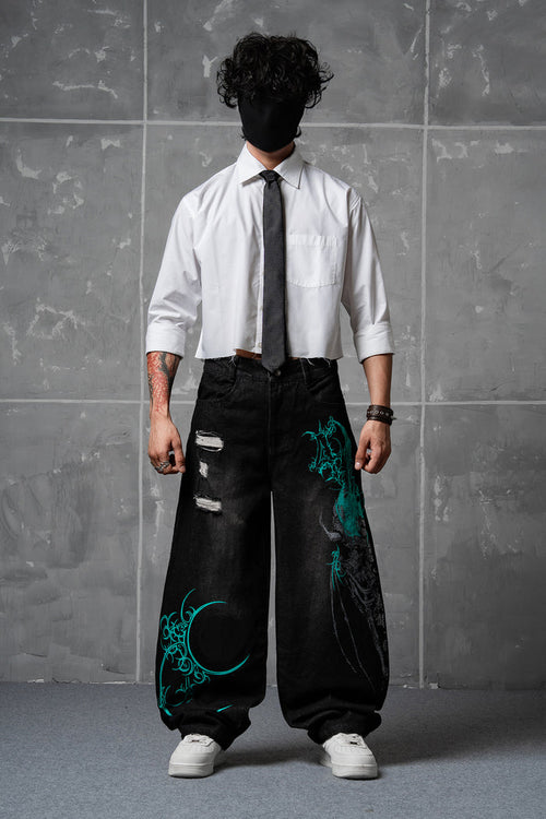 Cifer - Distressed Raw Denim Pants