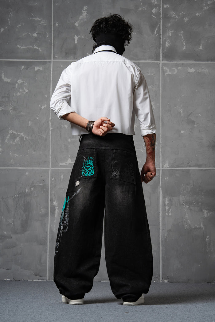 Cifer - Distressed Raw Denim Pants