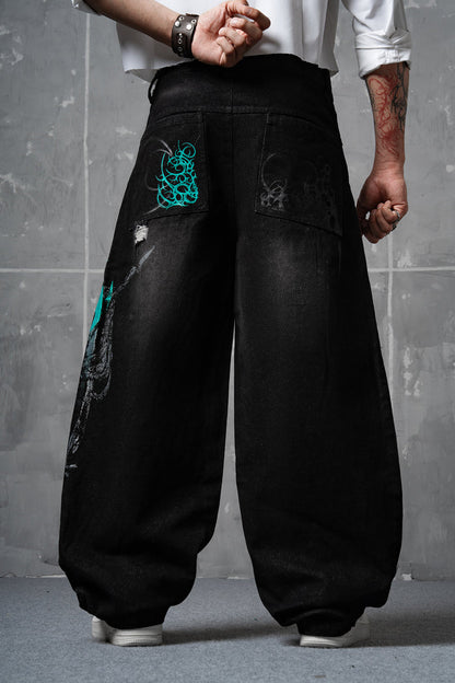 Cifer - Distressed Raw Denim Pants