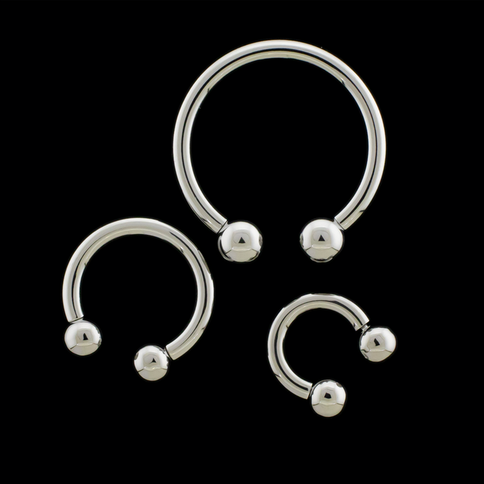 Coil Produced 10G Internally Threaded Circular Barbell - Khrysos Jewelry