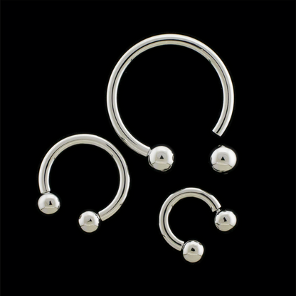 Coil Produced 10G Internally Threaded Circular Barbell - Khrysos Jewelry