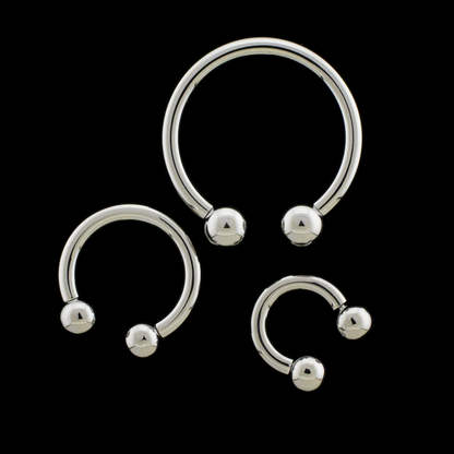 Coil Produced 12G Internally Threaded Circular Barbell - Khrysos Jewelry