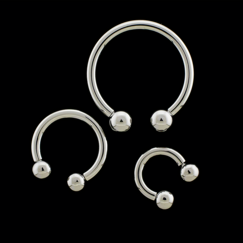 Coil Produced 12G Internally Threaded Circular Barbell - Khrysos Jewelry