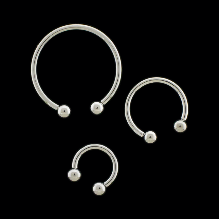 Coil Produced 16G Internally Threaded Circular Barbell - Khrysos Jewelry
