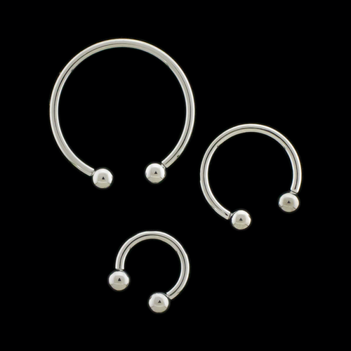 Coil Produced 16G Internally Threaded Circular Barbell - Khrysos Jewelry