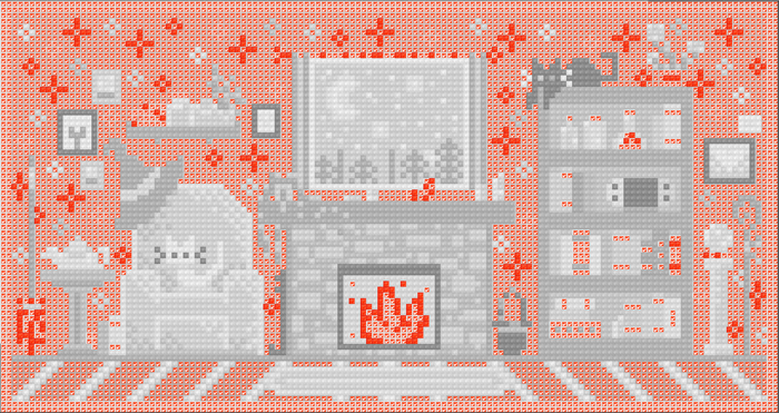 Cozy Spell Library | Pixel Charted
