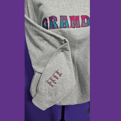 Custom Applique Hoodie