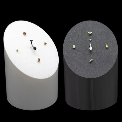 Cylinder Tower 14G Threaded Jewelry Display - 5 Piece - Khrysos Jewelry