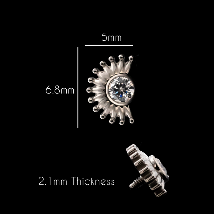 Cyrus - 16G Internally Threaded End - Khrysos Jewelry