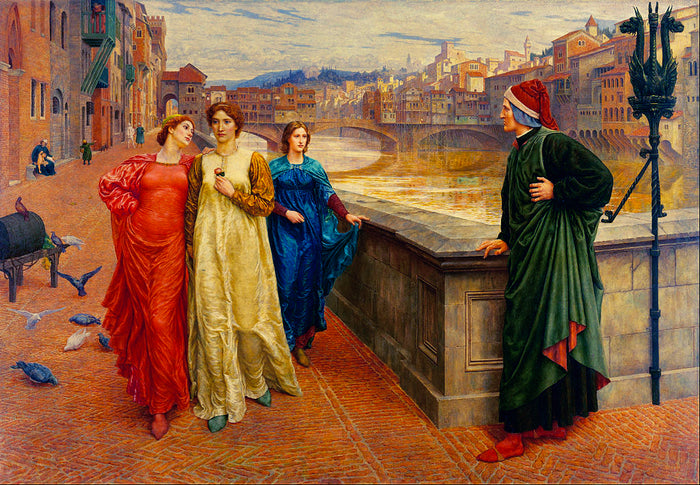 Dante and Beatrice | Henry Holiday