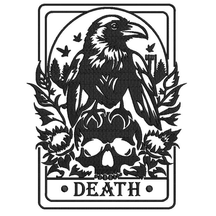 Death Tarot Crop Hoodie