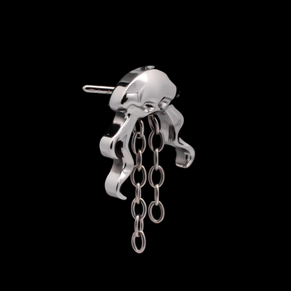 Delphine - Threadless End - Khrysos Jewelry