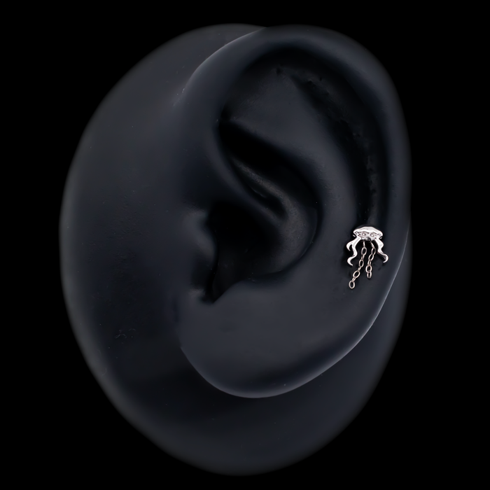 Delphine - Threadless End - Khrysos Jewelry
