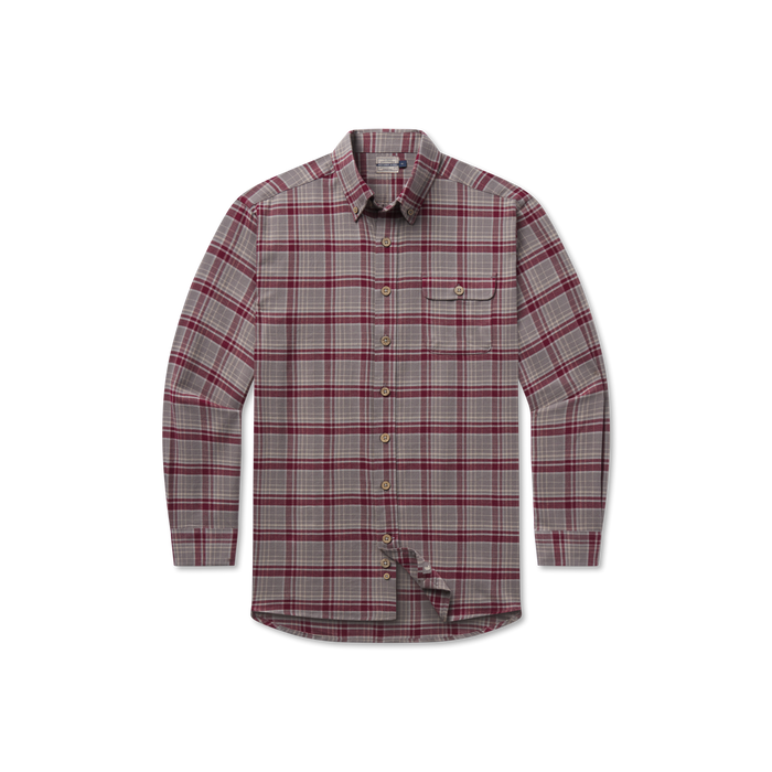 Maroon & Dark Gray Flannel | Front
