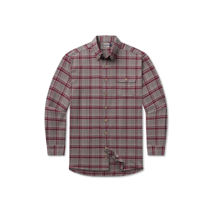 Maroon & Dark Gray Flannel | Front