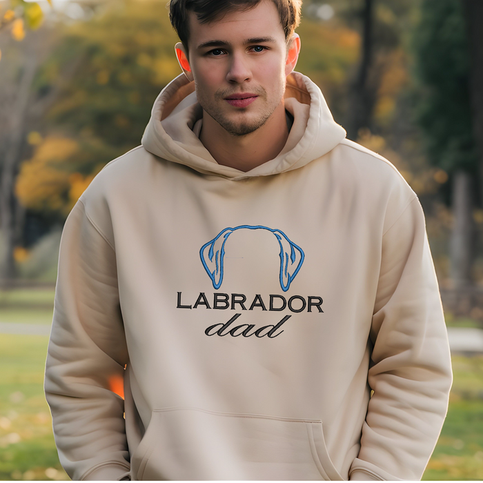 Dog Lover Embroidered Hoodie