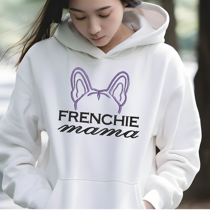 Dog Lover Embroidered Hoodie