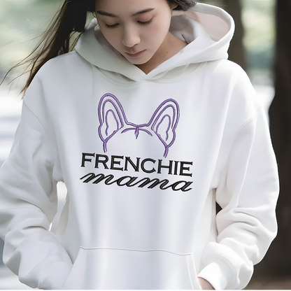 Dog Lover Embroidered Hoodie