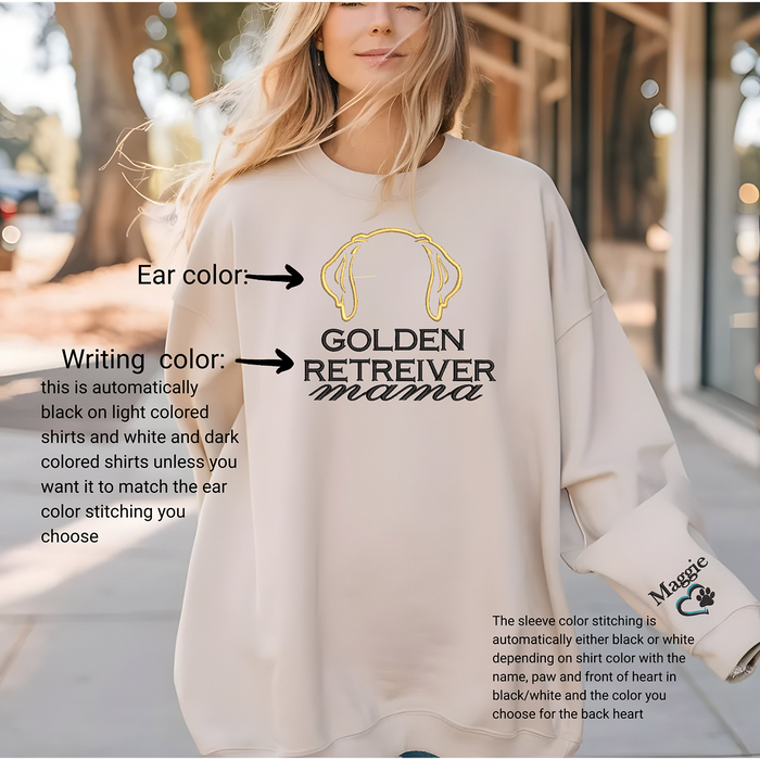 Dog Lover Embroidered Hoodie