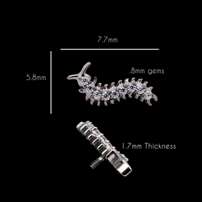 Draven - 16G Internally Threaded End - Khrysos Jewelry