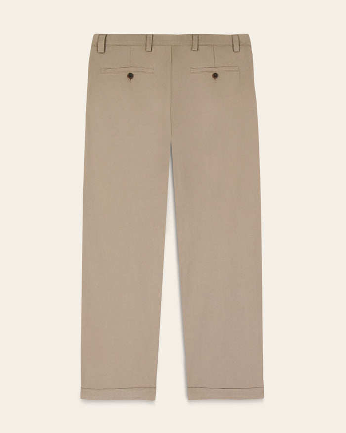 Easy Stretch Khakis, Pleated, Relaxed Fit