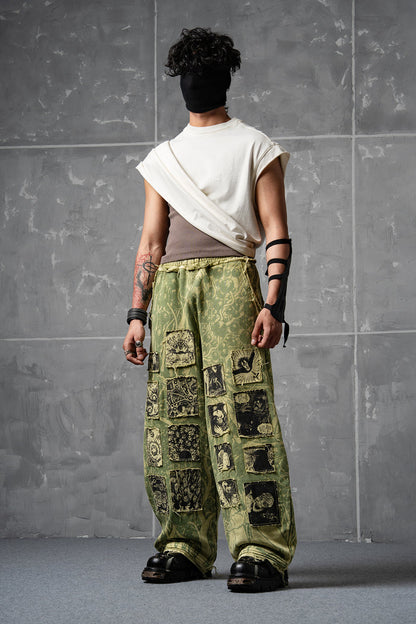 Elements of Horror - Fully Patchworked Pants