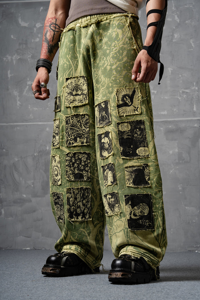 Elements of Horror - Fully Patchworked Pants