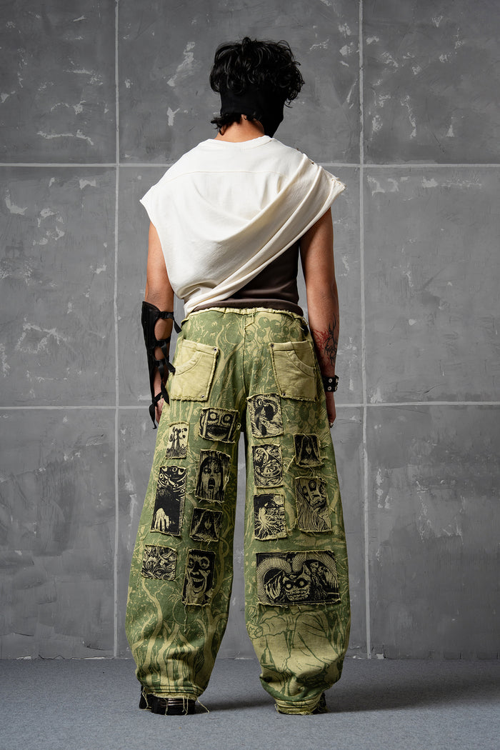 Elements of Horror - Fully Patchworked Pants
