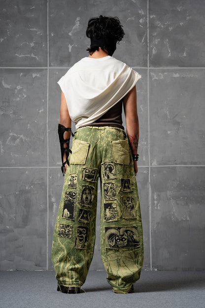 Elements of Horror - Fully Patchworked Pants