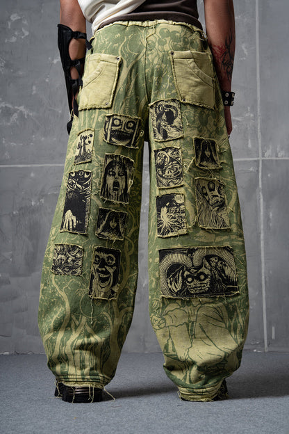 Elements of Horror - Fully Patchworked Pants