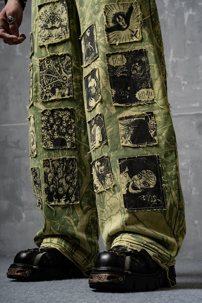 Elements of Horror - Fully Patchworked Pants