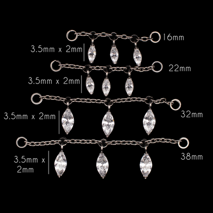 Elijah - Marquise Chain - Khrysos Jewelry