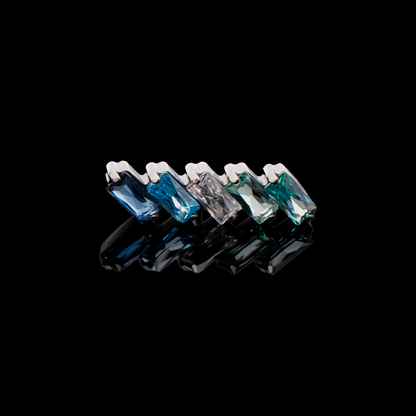 16G (1.2mm) / Mint/Frosty Mint/Clear/Aqua/Dark Blue- Gay Man