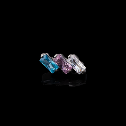 16G (1.2mm) / Aqua/Pink/Clear - Transgender