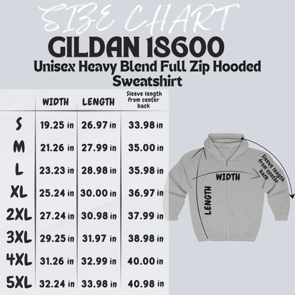 Embroidered Celestial Mama Applique Full Zip Hoodie