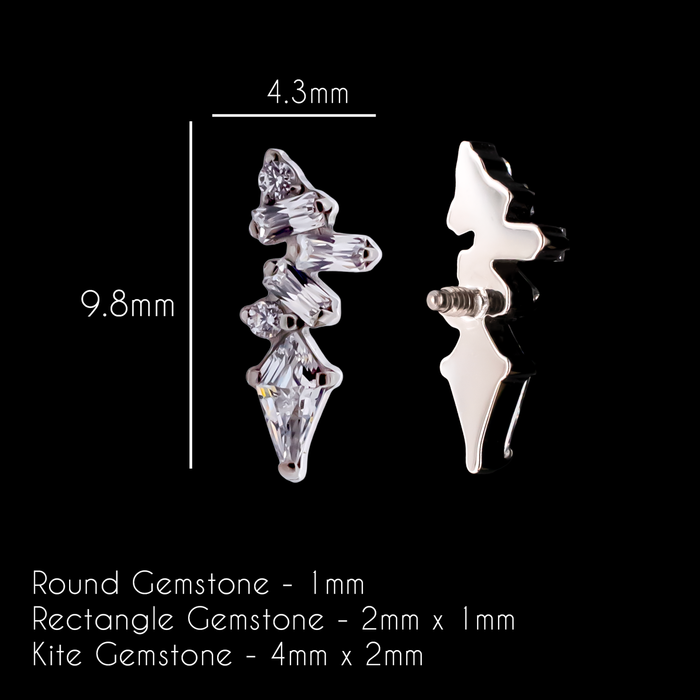 Emilia - 16G Internally Threaded End - Khrysos Jewelry