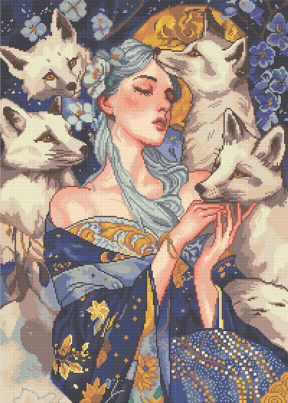 Enchanted Frost | Pixel Charted | Ready To Ship