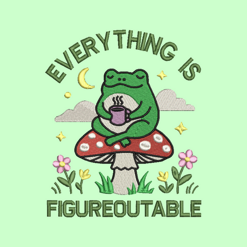 Everything Is Figureoutable Crewneck Sweatshirt
