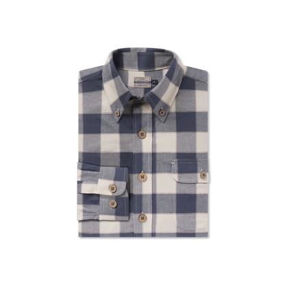 White & Slate Flannel