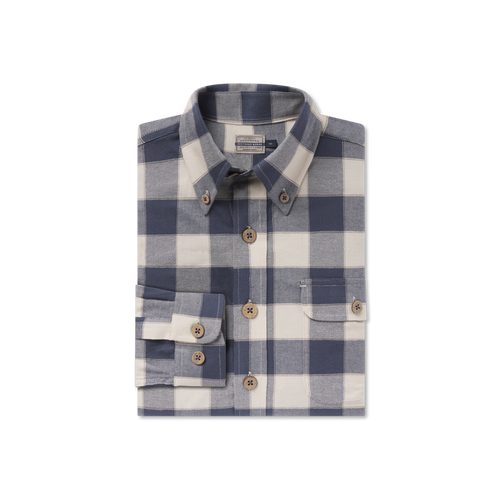 White & Slate Flannel
