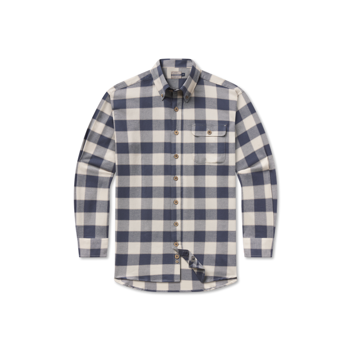 White & Slate Flannel | Front