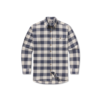 White & Slate Flannel | Front