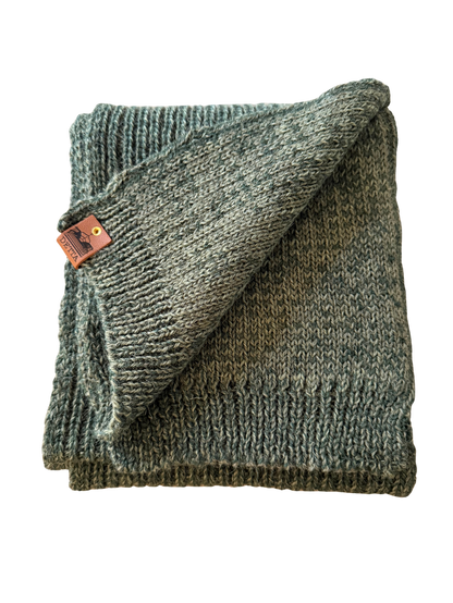Fern Ribbed Bute Scarf