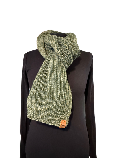 Fern Ribbed Bute Scarf